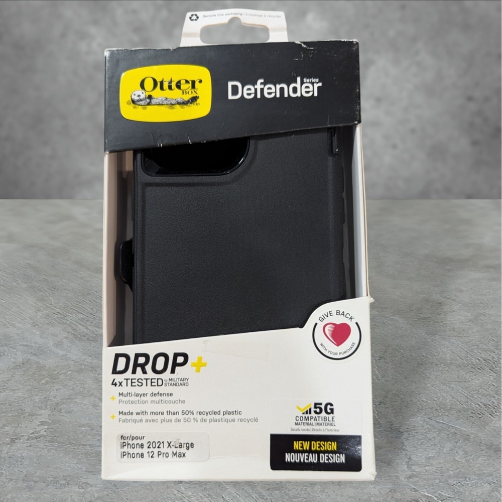 OtterBox Defender Holster Case for Apple iPhone 13 Pro Max/2021 X-Large Black W9